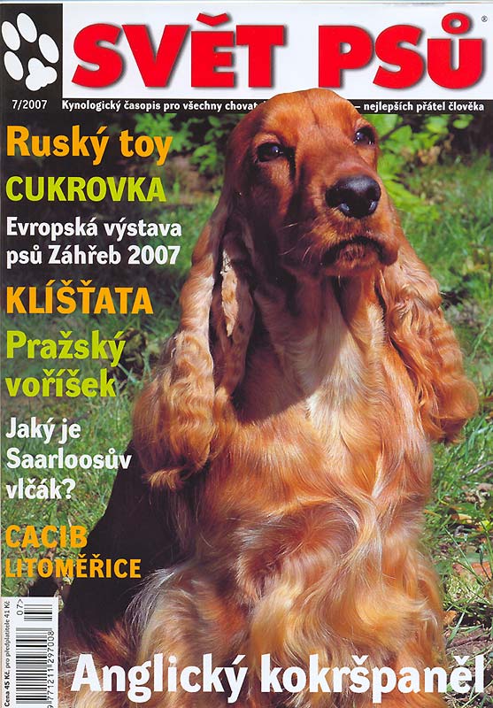 Svět psů 7/2007 - titulní stránka