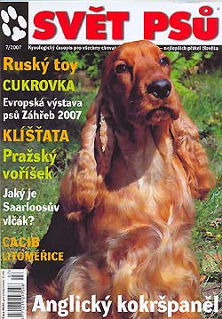 Svět psů 7/2007 - titulní stránka - Cowboy z Vejminku